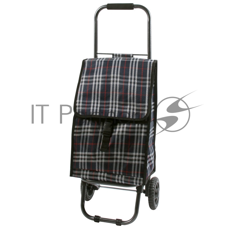 Тележка с сумкой Рыжий кот D203ECO Tartan, 30 кг
