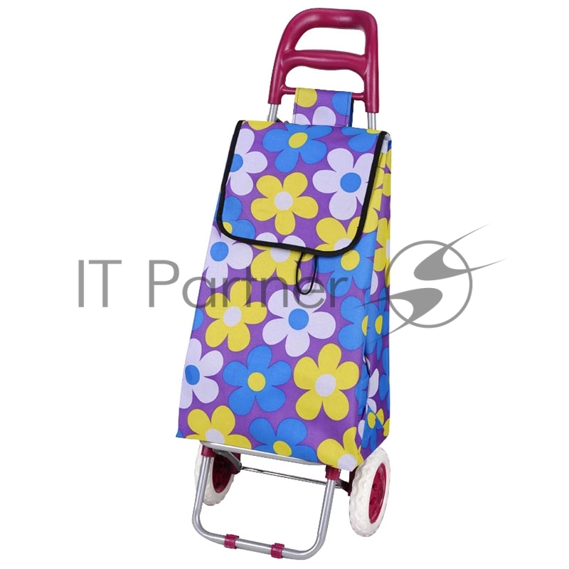 Тележка с сумкой Рыжий кот A204 Васильки, 30 кг