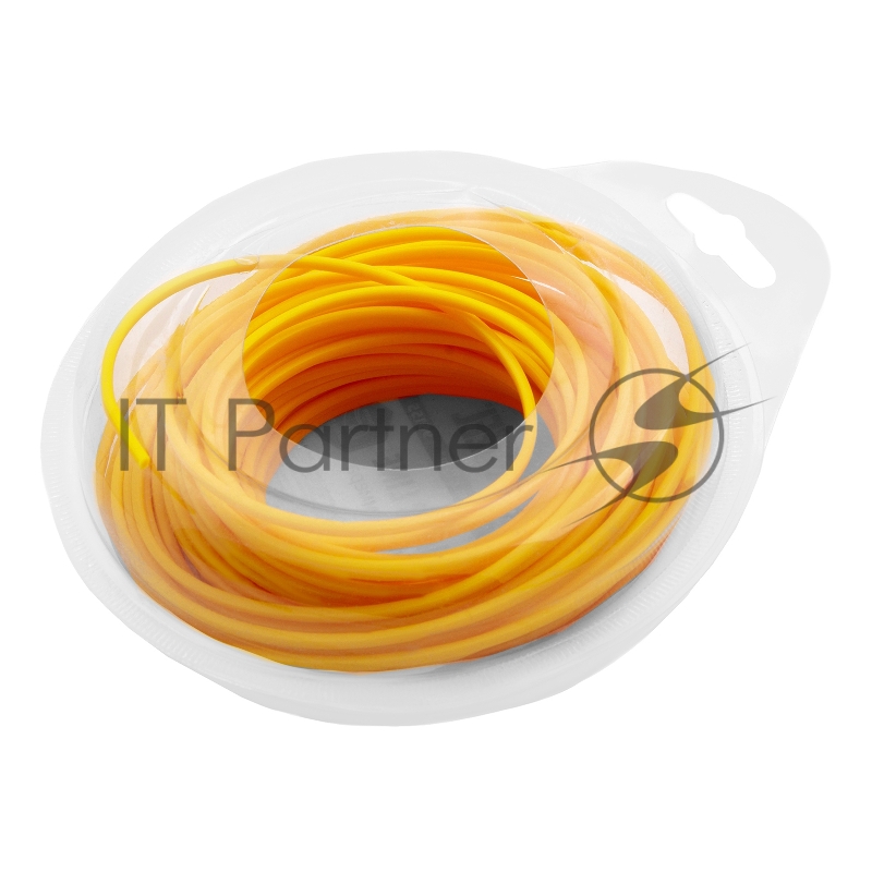 Леска для триммера квадратная, 2.0мм х 15м, блистер Россия// Denzel