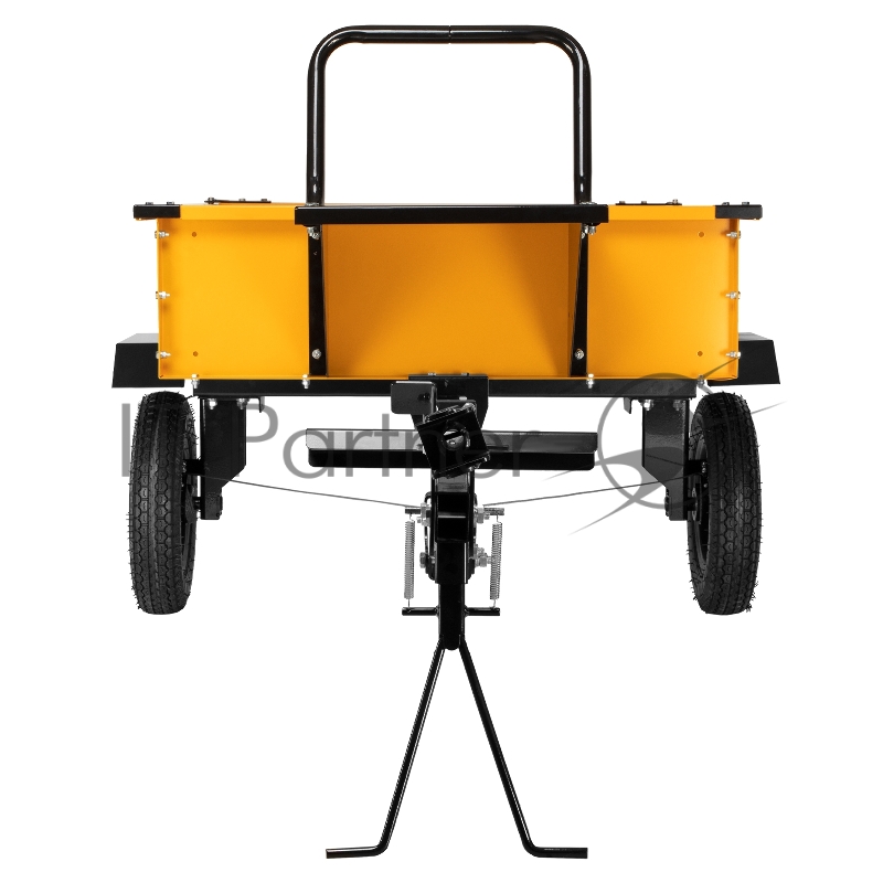 Прицеп для мотоблока TT-500, оцинк., груз. 500 кг, рег. сцепка, колеса 4.00-10, в упаковке// Denzel