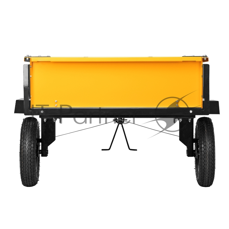 Прицеп для мотоблока TT-500, оцинк., груз. 500 кг, рег. сцепка, колеса 4.00-10, в упаковке// Denzel