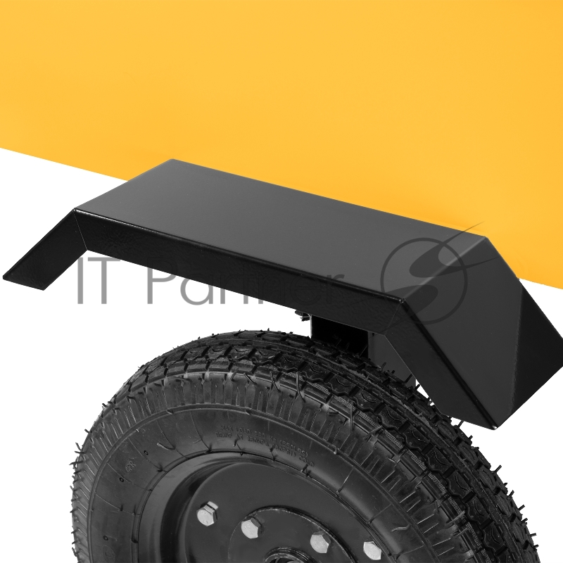 Прицеп для мотоблока TT-500, оцинк., груз. 500 кг, рег. сцепка, колеса 4.00-10, в упаковке// Denzel