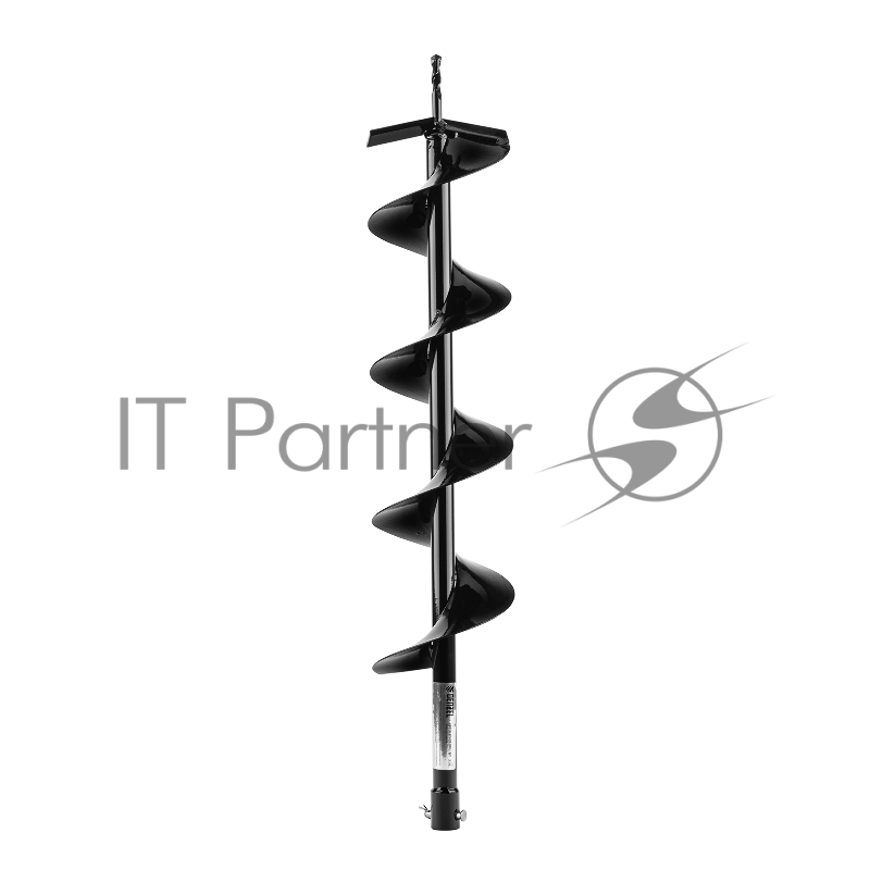 Шнек для грунта E-150, диаметр 150мм, длина 800мм,соединение 20мм, несъёмный нож// Denzel