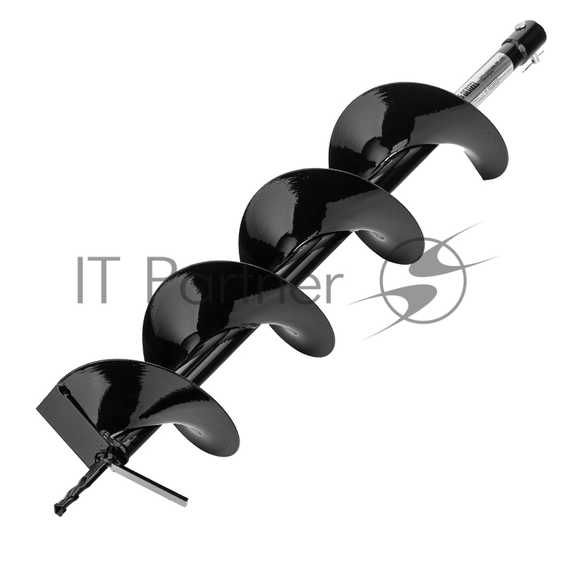 Шнек для грунта E-150, диаметр 150мм, длина 800мм,соединение 20мм, несъёмный нож// Denzel