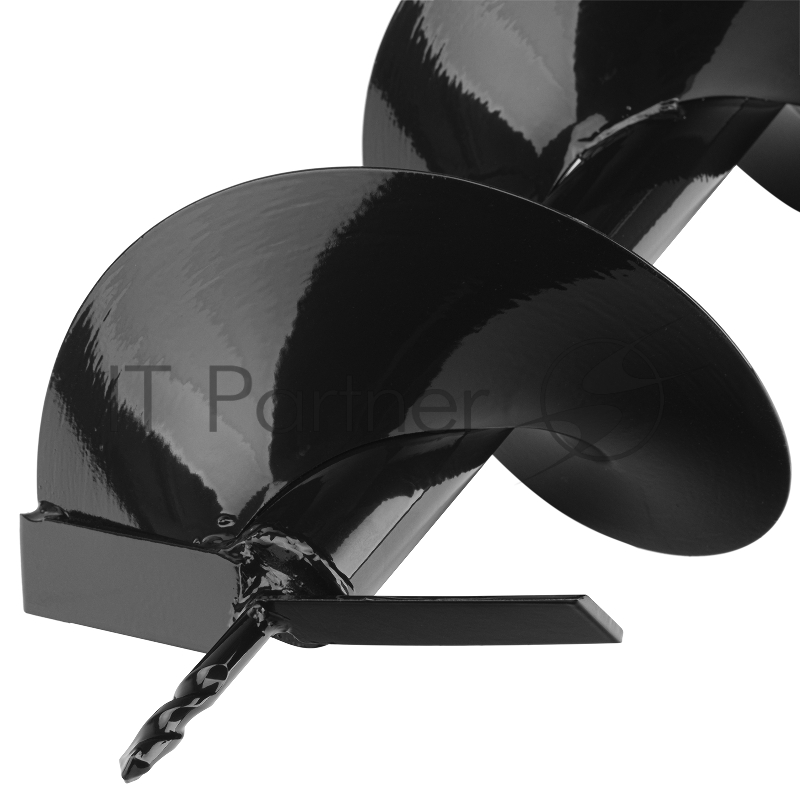 Шнек для грунта E-200, диаметр 200мм, длина 800мм,соединение 20мм, несъёмный нож// Denzel