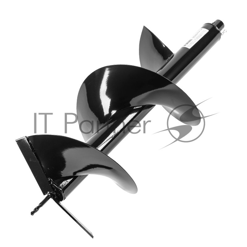 Шнек для грунта E-300, диаметр 300мм, длина 800мм,соединение 20мм, несъёмный нож// Denzel