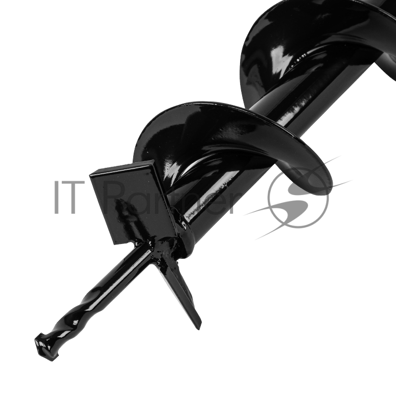 Шнек для грунта E-80, диаметр 80мм, длина 800мм,соединение 20мм, несъёмный нож// Denzel