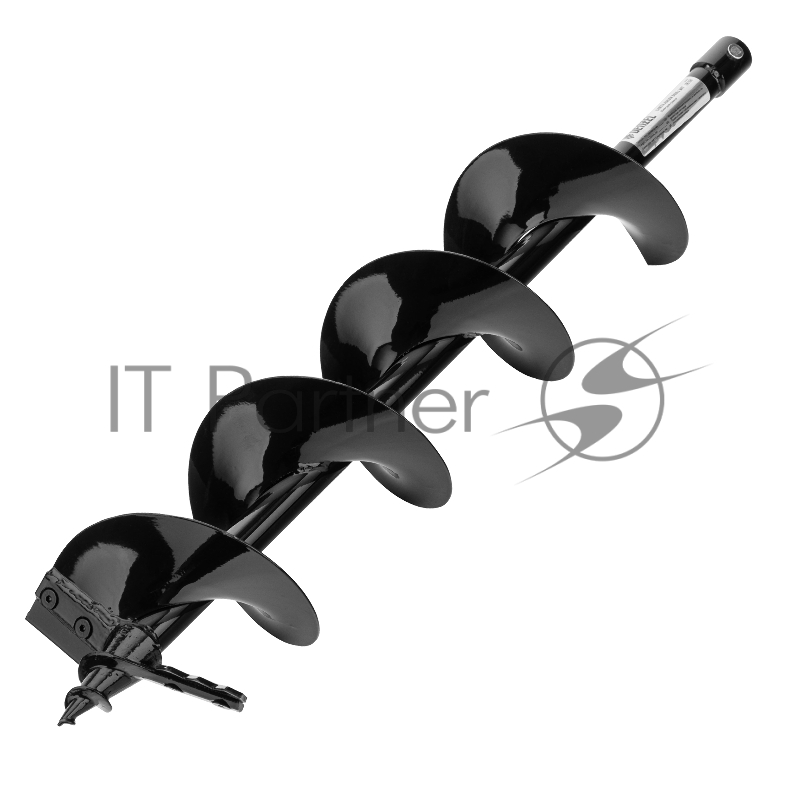 Шнек для грунта ER-150, диаметр 150мм, длина 800мм,соединение 20мм, съёмный нож// Denzel