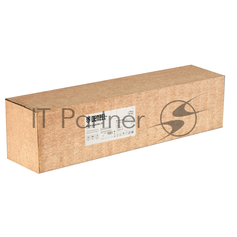 Шнек для грунта ER-150, диаметр 150мм, длина 800мм,соединение 20мм, съёмный нож// Denzel