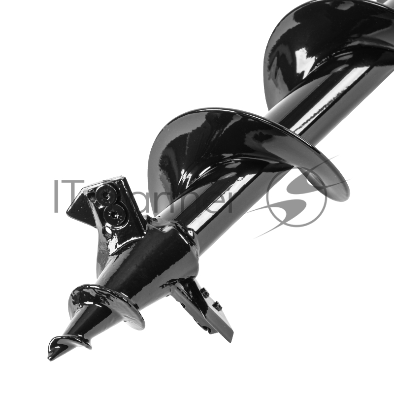 Шнек для грунта ER-80, диаметр 80мм, длина 800мм,соединение 20мм, съёмный нож// Denzel