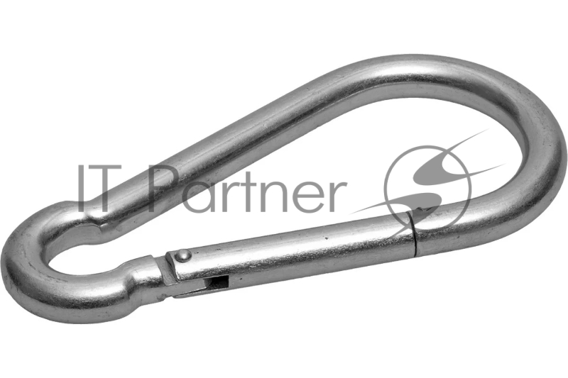 Карабин DIN 5299С, 9мм, 20 шт, оцинкованный, ЗУБР