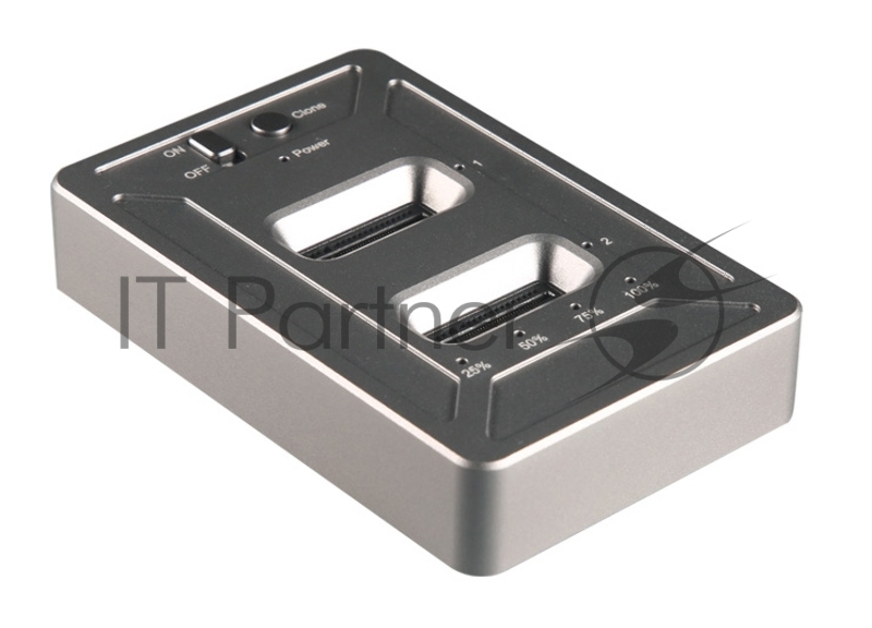 Док-станция SSD AgeStar 31CBNV2C NVMe USB3.1 алюминий серый M2 2280 M-key