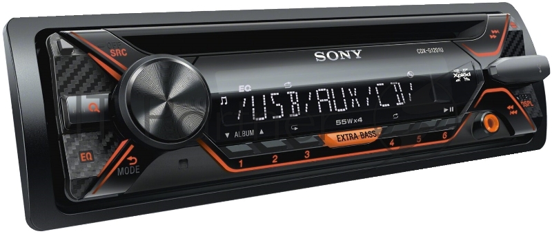 Автомагнитола CD Sony CDX-G1201U 1DIN 4x55Вт