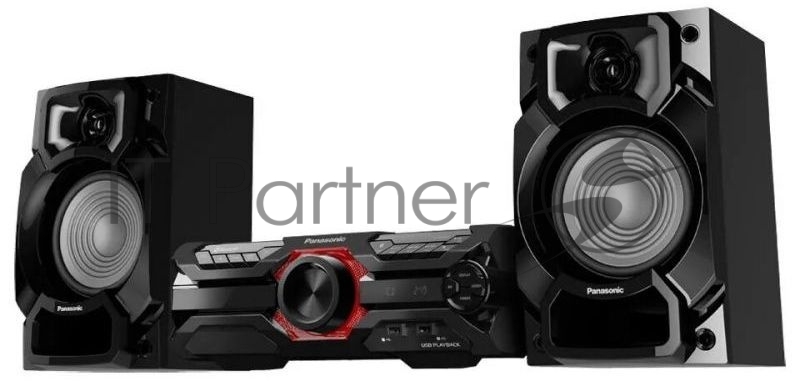 Минисистема Panasonic SC-AKX320E-K черный 450Вт CD CDRW FM USB BT