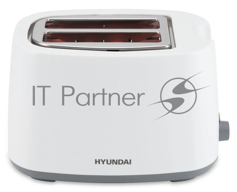 Тостер Hyundai HYT-2301 800Вт белый/серый