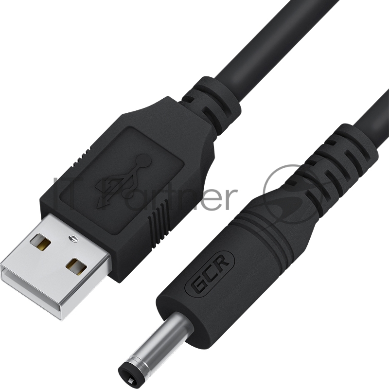Кабель питания 1.0m USB AM / DC Jack 5.5mm, черный