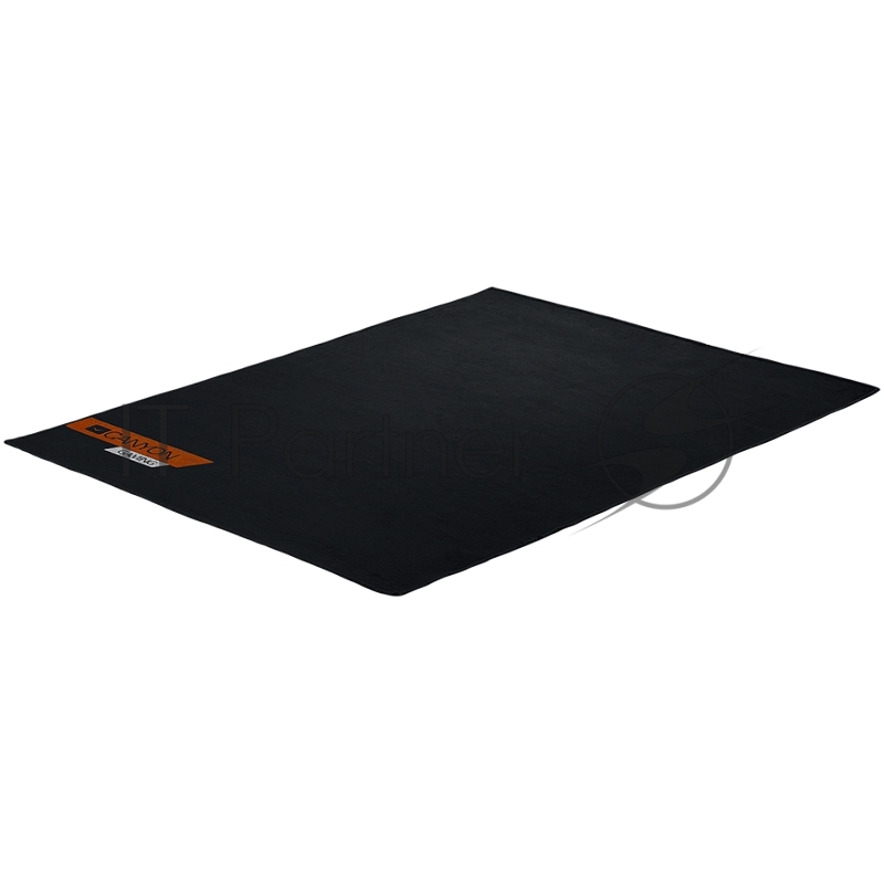 Коврик под игровое кресло floor mats for gaming chair Size: 100x130cm lower side:antislip basedurable polyester fabricColor: Black with canyon logo