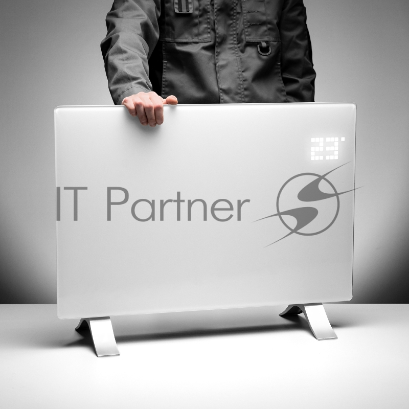 Конвектор электрический OptiPrime-1500, Wi-Fi, тачскрин, цифровой термостат, 1500 Вт// Denzel