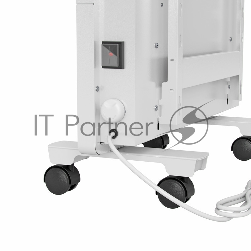 Конвектор электрический КМ-1000.1, 230 В, 1000 Вт, X-образный нагреватель, колеса, термостат // MTX