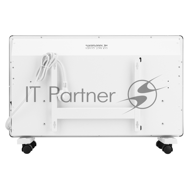 Конвектор электрический КМ-1500.2, 230 В, 1500 Вт, X-образный нагреватель, колеса, термостат // MTX