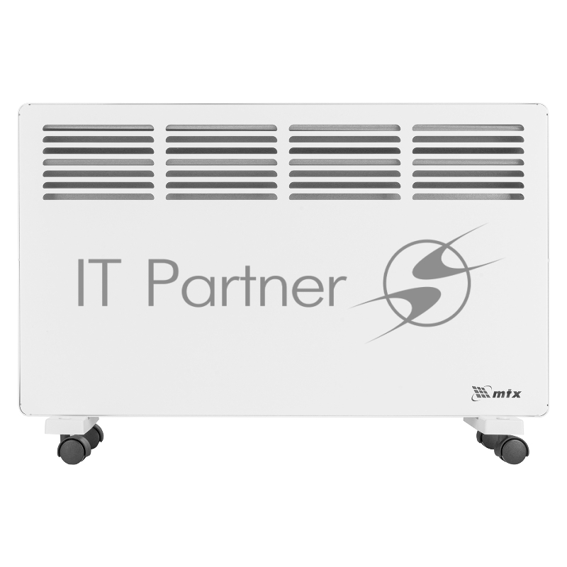 Конвектор электрический КМ-1500.2, 230 В, 1500 Вт, X-образный нагреватель, колеса, термостат // MTX