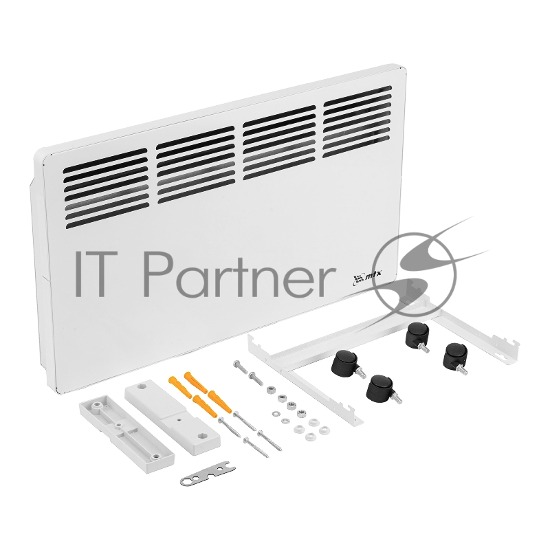 Конвектор электрический КМ-1500.2, 230 В, 1500 Вт, X-образный нагреватель, колеса, термостат // MTX