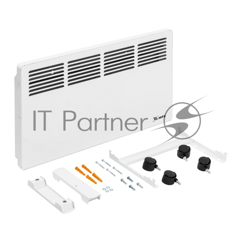 Конвектор электрический КМ-2000.2, 230 В, 2000 Вт, X-образный нагреватель, колеса, термостат // MTX