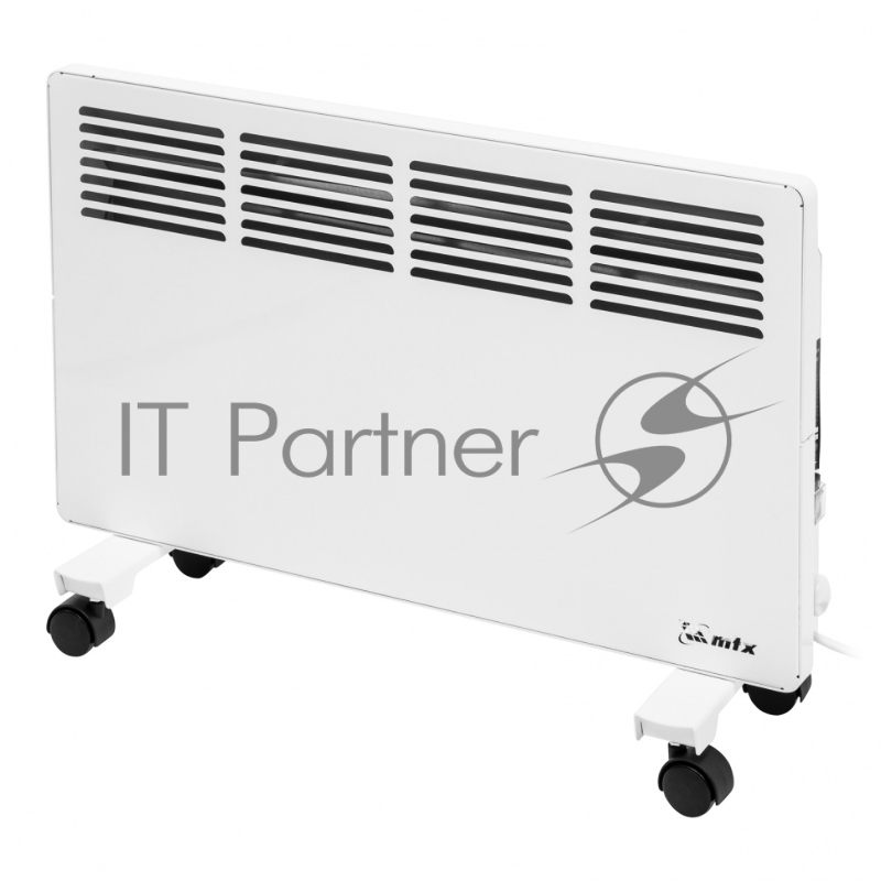Конвектор электрический КМ-2000.2, 230 В, 2000 Вт, X-образный нагреватель, колеса, термостат // MTX