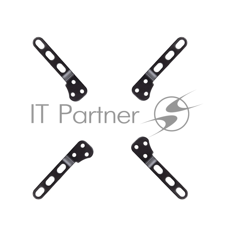 Удлинитель для кронштейнов Kromax ADAPTER-200 black, 80 шт/уп, Адап. стал. унив. для TV, max VESA 200x200 мм., max вес 20 кг.