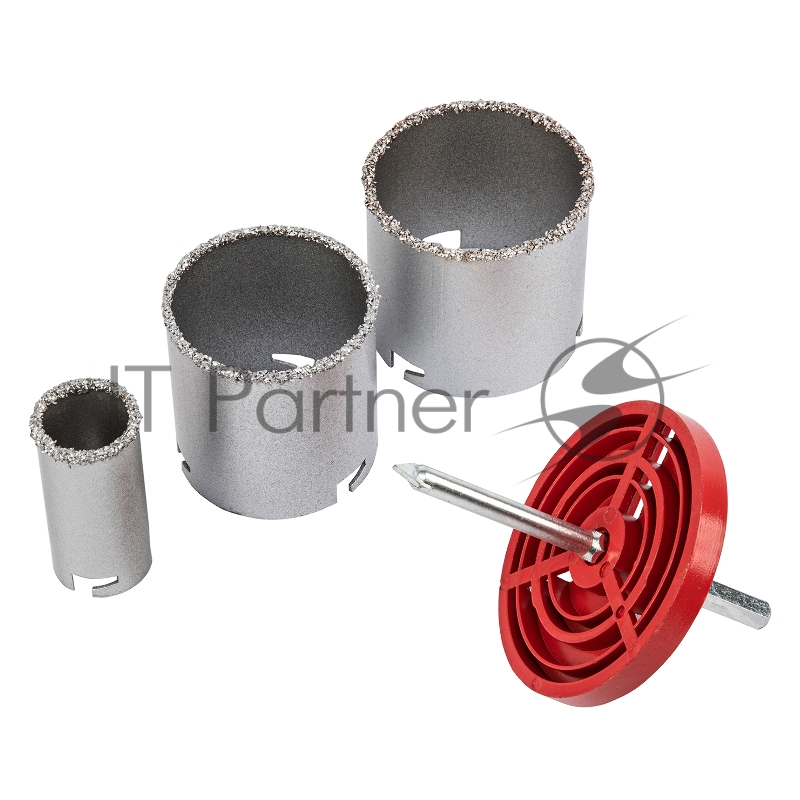 Набор коронок по керамической плитке, 33-67-73 мм, 6-гранный хвостовик// Matrix