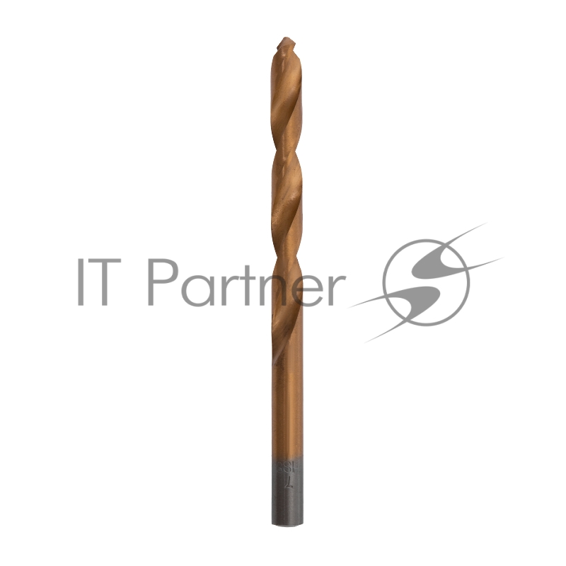 Сверло по металлу, 7 мм, HSS, нитридтитановое покрытие, цилиндрический хвостовик// Matrix