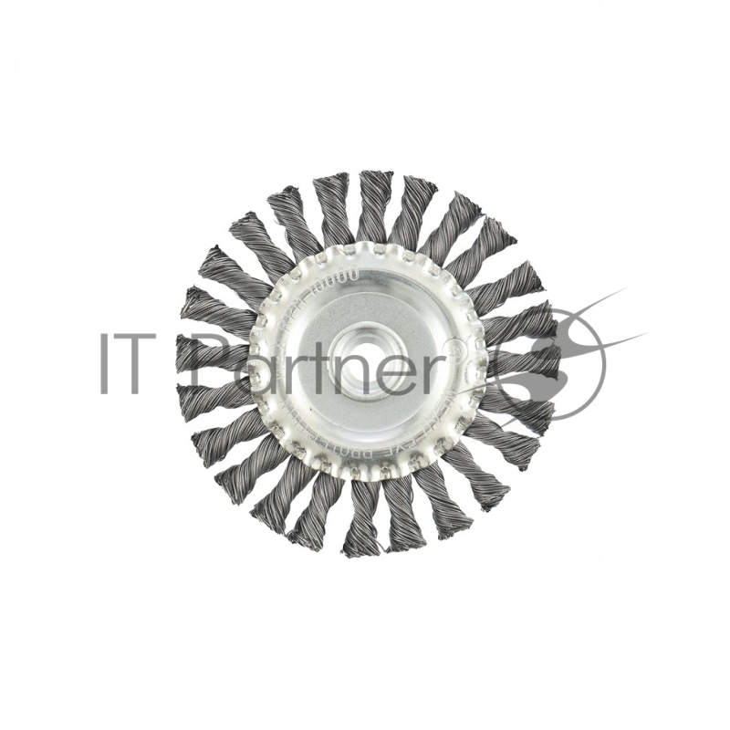 Щетка для УШМ, 125 мм, М14, Плоская, крученая проволока 0,5 мм// Matrix