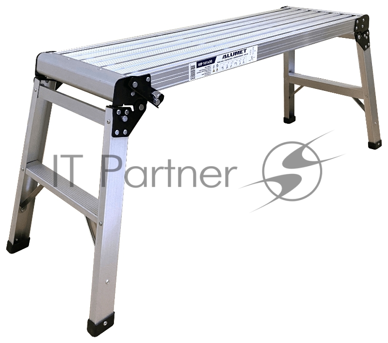 Подмости Alumet WP 101х30 шарнирная алюминий 2ступ.