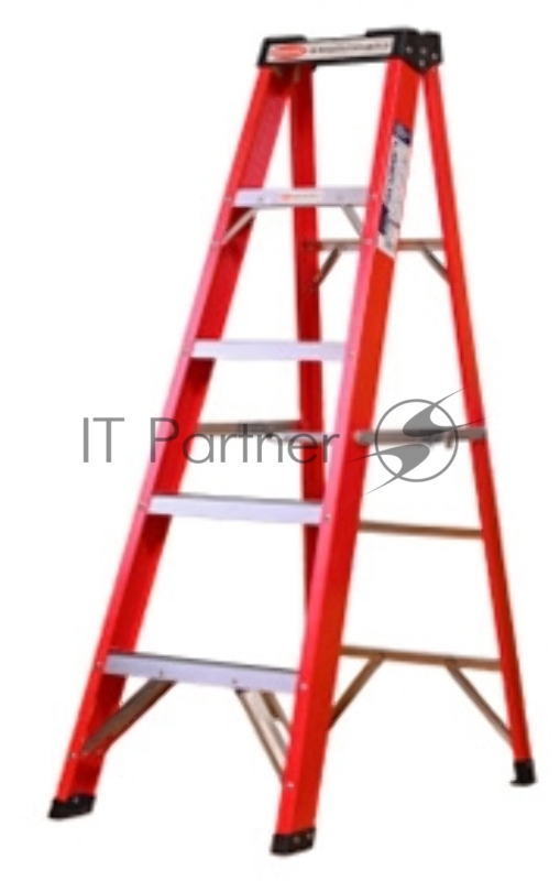 Стремянка Alumet односторонняя стеклопластик/алюминий 7ступ. полупроф. (SF1007)