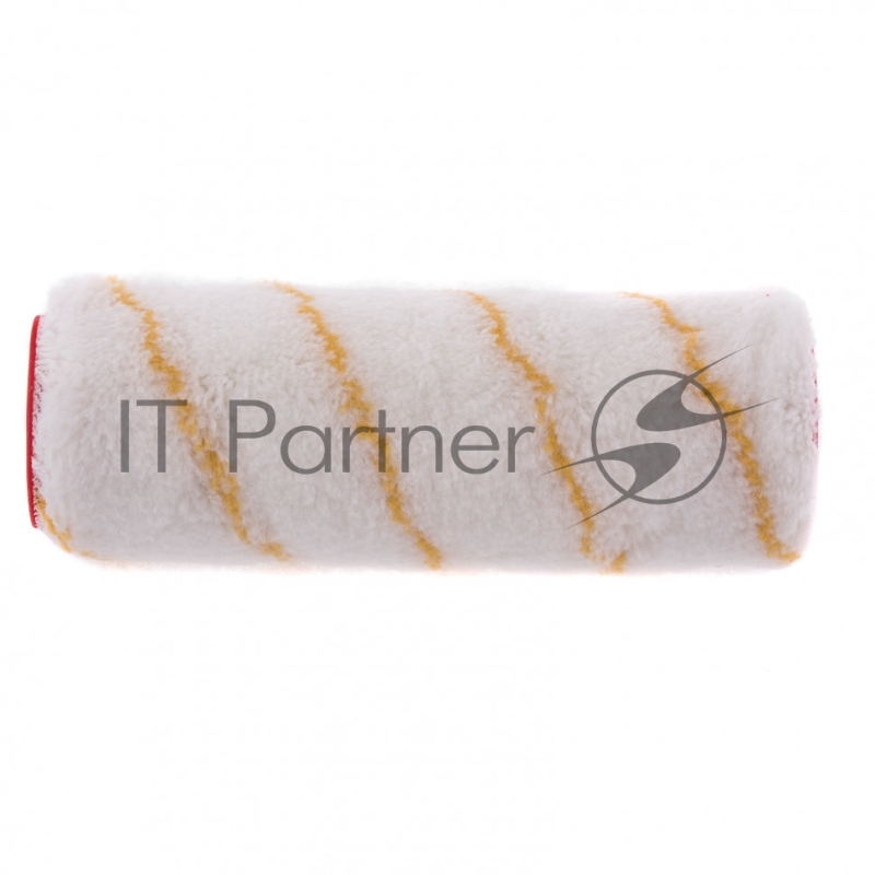 Валик сменный ПОЛИАКРИЛ желтая полоса, 180мм, ворс 12мм, D 48мм, Dруч.8мм// Matrix