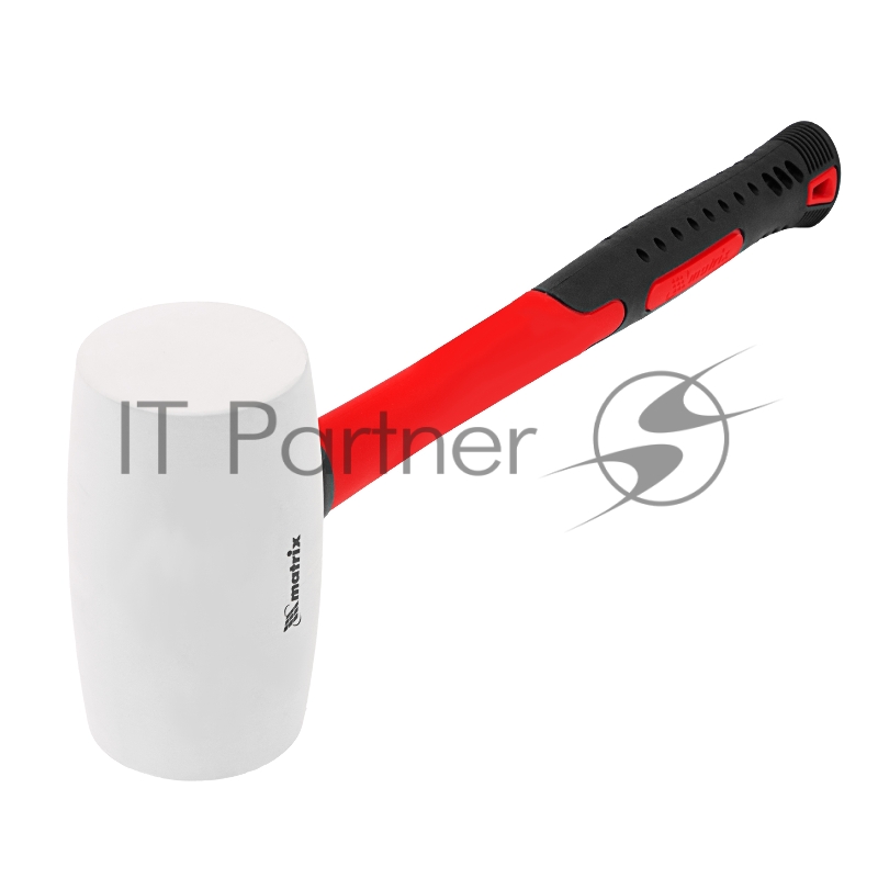 Киянка резиновая, 910 г, белая резина, фибергласовая рукоятка// Matrix