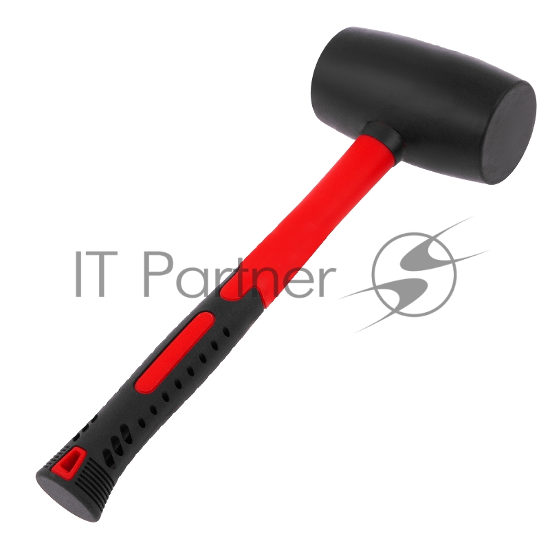 Киянка резиновая, 910 г, черная резина, фибергласовая рукоятка// Matrix