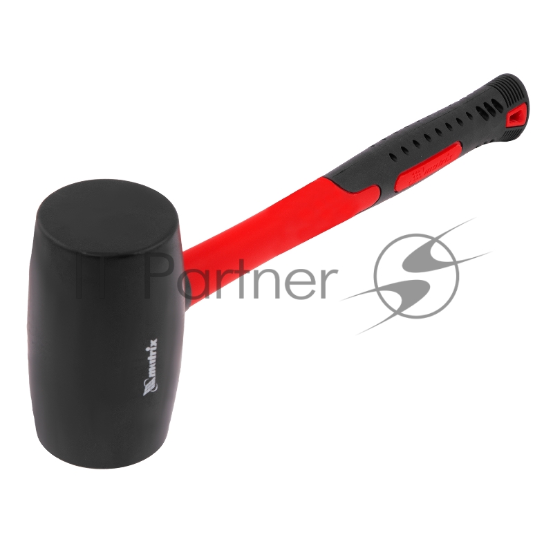 Киянка резиновая, 910 г, черная резина, фибергласовая рукоятка// Matrix