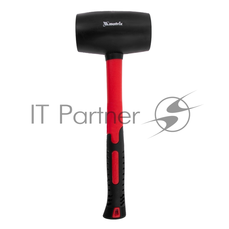 Киянка резиновая, 910 г, черная резина, фибергласовая рукоятка// Matrix