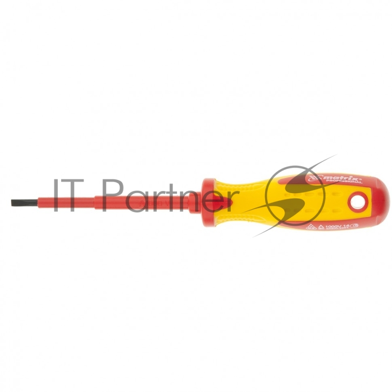 Отвертка Insulated, PH1 x 75 мм, CrMo, до 1000 В, двухкомп. рукоятка// Matrix
