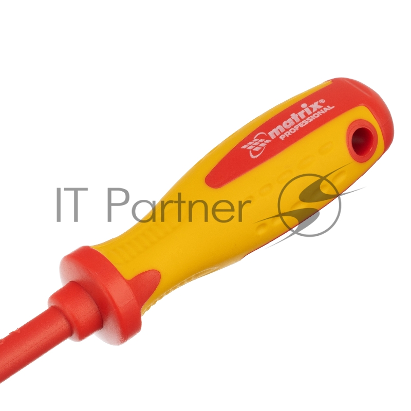 Отвертка Insulated, SL5,5 x 125 мм, CrMo, до 1000 В, двухкомп. рукоятка// Matrix