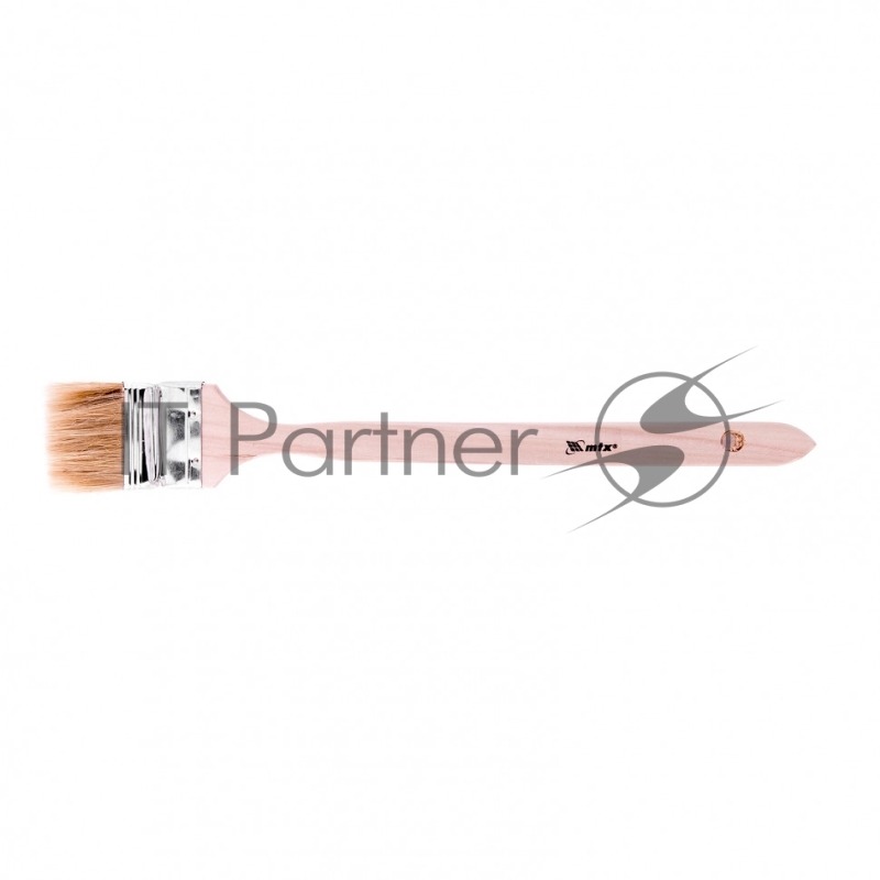 Кисть радиаторная 2,5, натуральная щетина, деревянная ручка// MTX