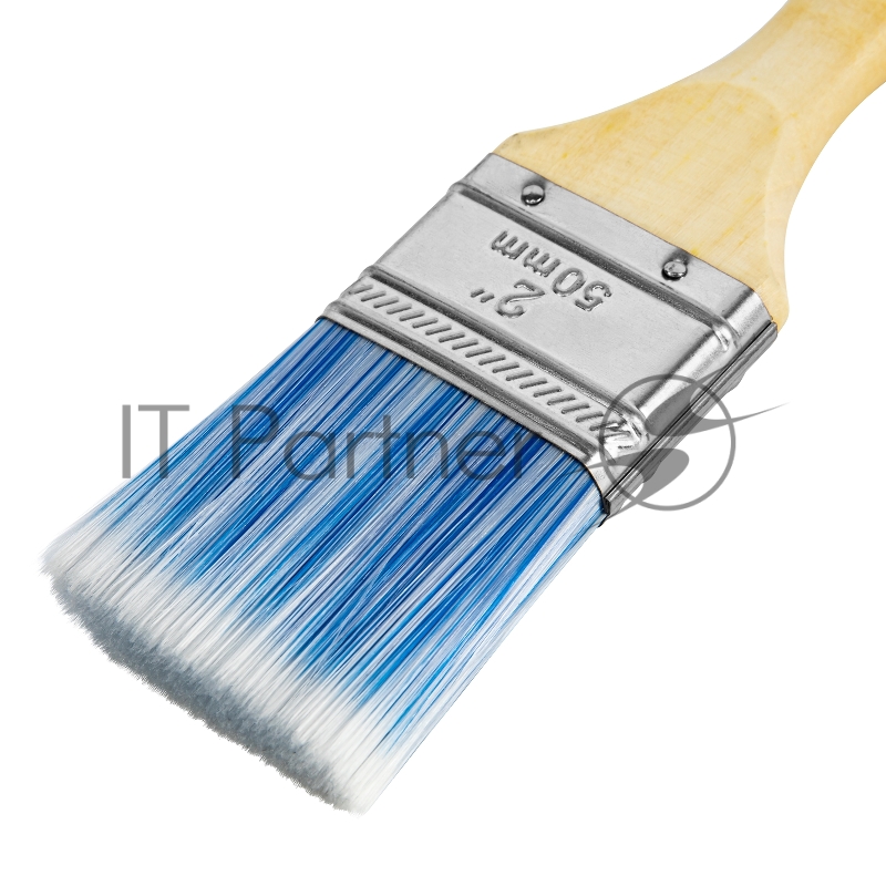 Кисть плоская Евро 2, искусственная щетина, деревянная ручка// MTX