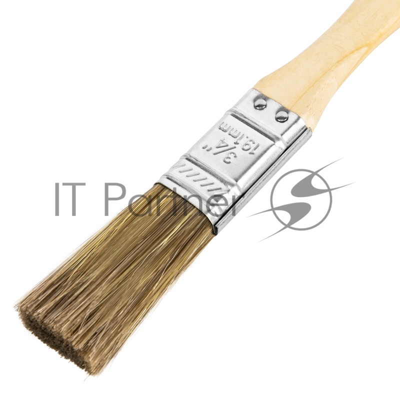 Кисть плоская Евро 3/4, смешанная щетина, деревянная ручка// MTX