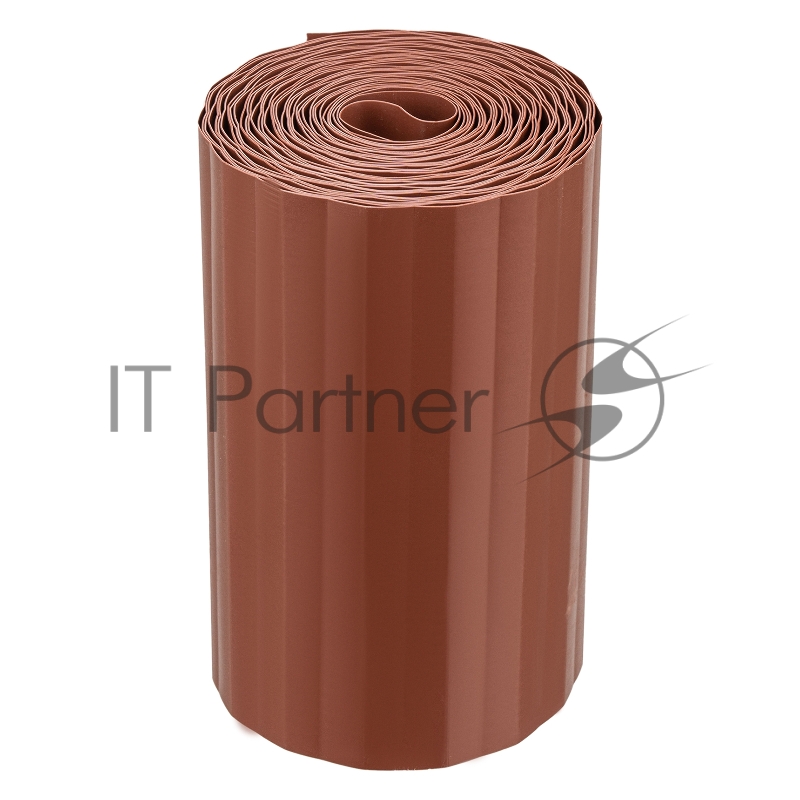 Бордюрная лента, 20х900 см, полипропиленовая, коричневая, Россия// Palisad