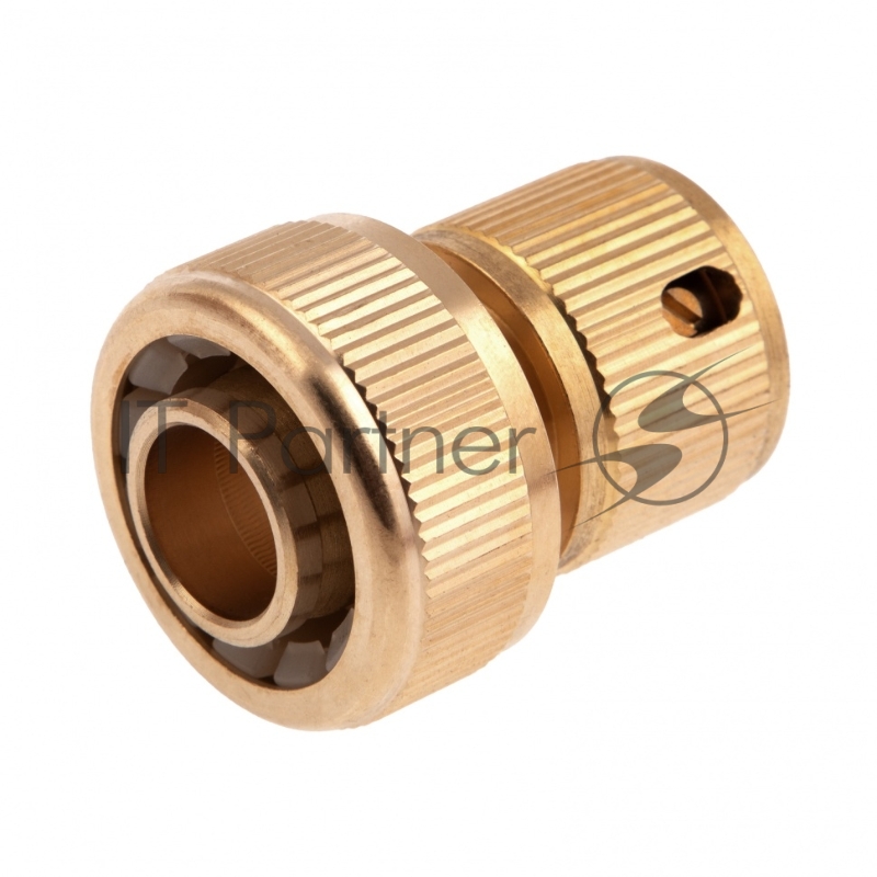 Соединитель латунный быстросъемный для шланга 3/4// Palisad