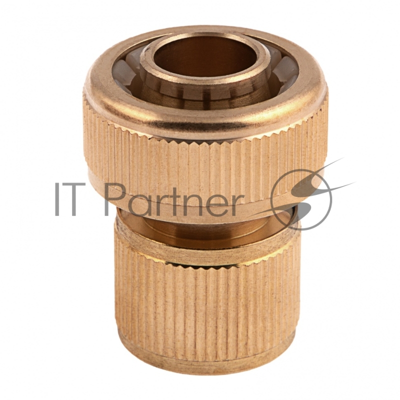 Соединитель латунный быстросъемный для шланга 3/4// Palisad