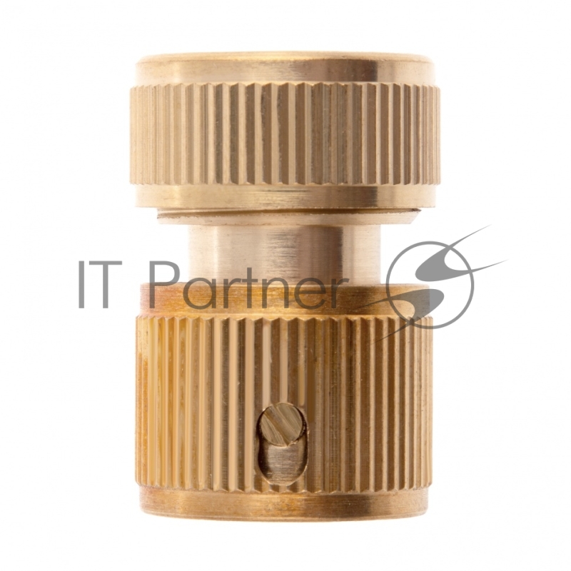 Соединитель латунный быстросъемный для шланга 1/2// Palisad