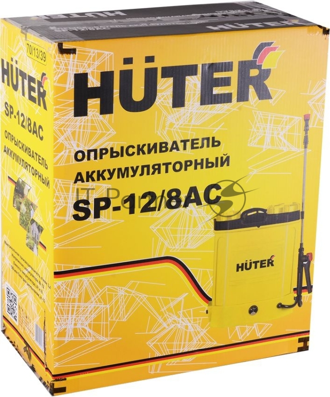 Опрыскиватель аккумуляторный SP-12/8AC Huter