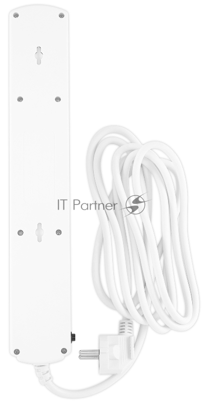 Сетевой фильтр Ippon BK-6-EU-3-10-W 3м (6 розеток) белый (коробка)